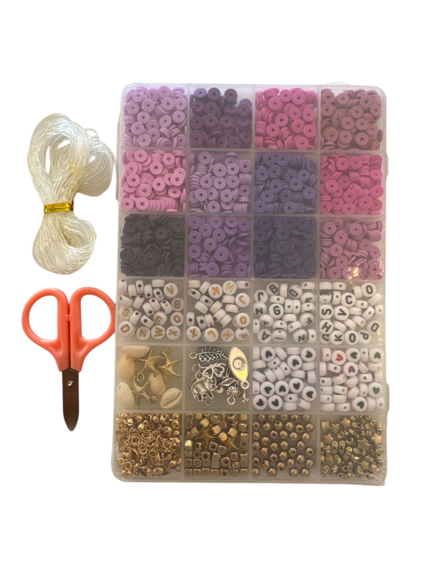 Beads and alphabet