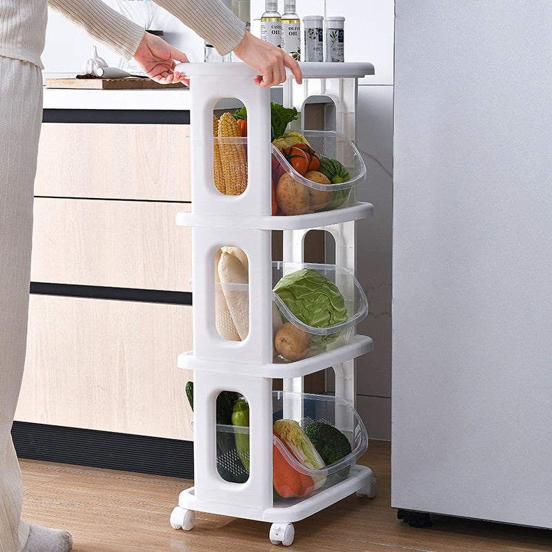 Multi -function plastic kitchen basket