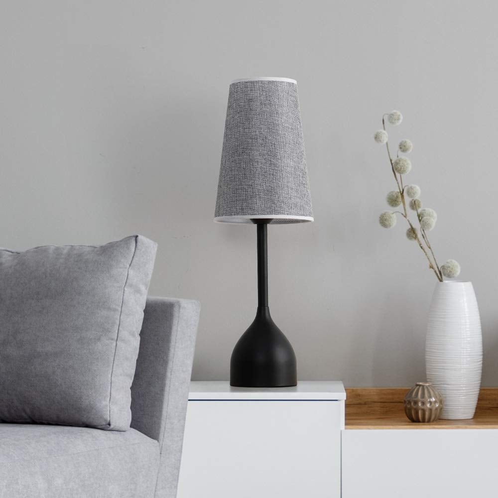 Black table lamp